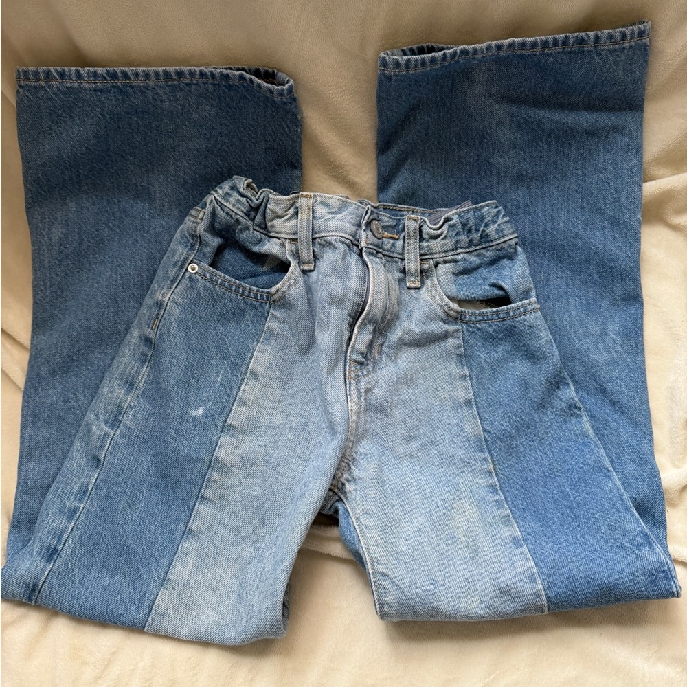 Old Navy Two-Tone Blue Denim Jeans